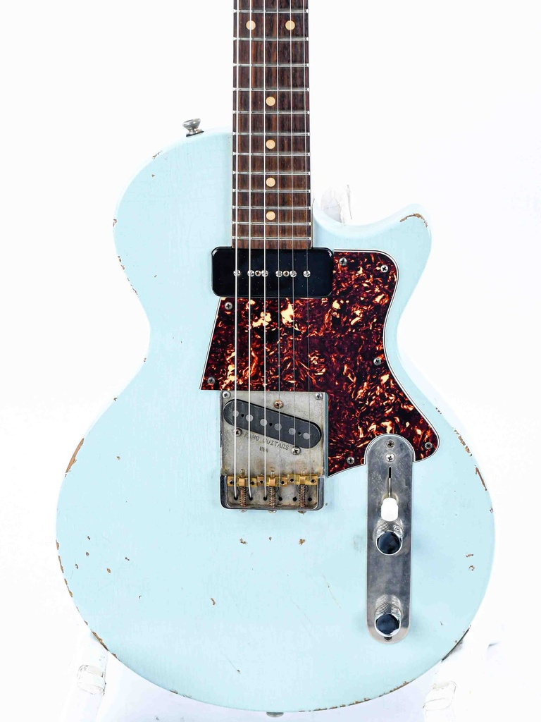 fano alt de facto SP6 Sonic Blue 2014年製 2014 Fano Alt De Facto SP6 Electric Guitar Heavy Distress